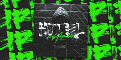 Drift Brush Font Poster 6