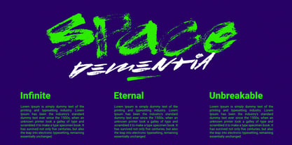 Drift Brush Font Poster 8