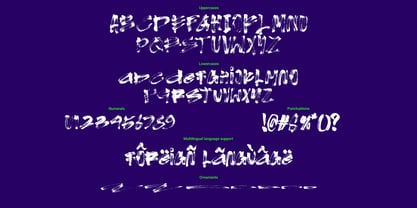 Drift Brush Font Poster 12