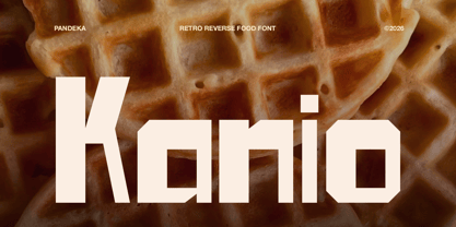 Kanio Font Poster 1