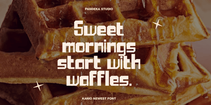 Kanio Font Poster 3