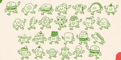 Snack Friend Font Poster 8