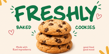 Snack Friend Font Poster 3