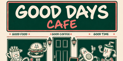 Snack Friend Font Poster 6
