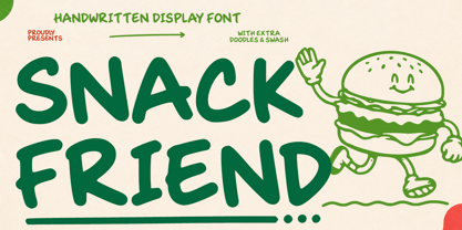 Snack Friend Font Poster 1