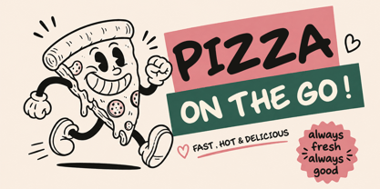 Snack Friend Font Poster 2