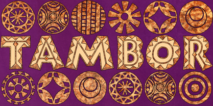 Tambor Font Poster 3
