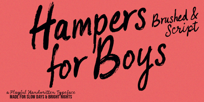 Hampers For Boys Font Poster 1