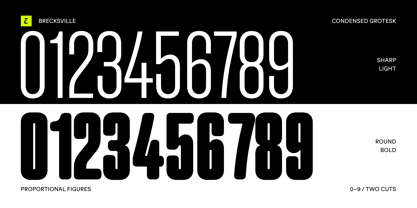 Brecksville Font Poster 13