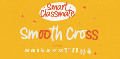 Smart Classmate Font Poster 7