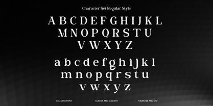 Valloria Font Poster 9