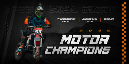 Monstar Gearbox Font Poster 6