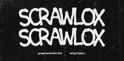 Scrawlox Font Poster 1