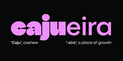 Cajueira Font Poster 8