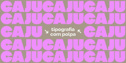 Cajueira Font Poster 14