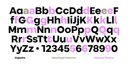 Cajueira Font Poster 3