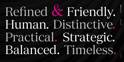 JUST Serif Font Poster 2