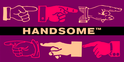 Handsome Font Poster 1