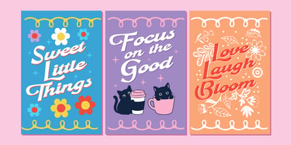Caffle Font Poster 4