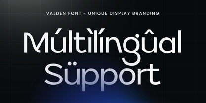 Valden Font Poster 12