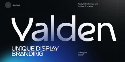Valden Font Poster 1
