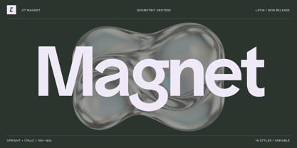 OT Magnet Font Poster 1