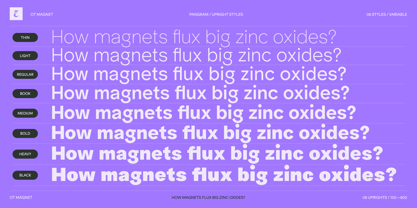 OT Magnet Font Poster 2