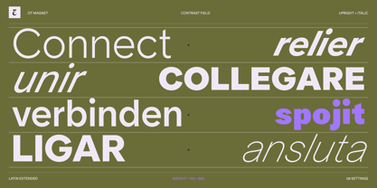 OT Magnet Font Poster 7