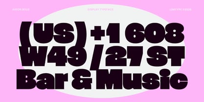 Aigon Font Poster 6