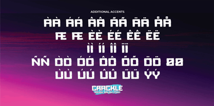 Crackle Font Poster 8