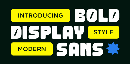 Hard Block Font Poster 2