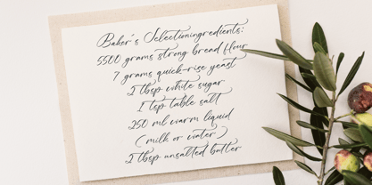 Silky Crystal Font Poster 8
