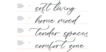 Silky Crystal Font Poster 7