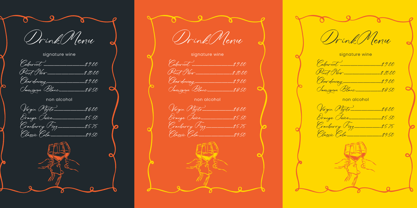 Silky Crystal Font Poster 6