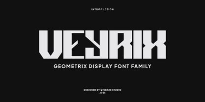 Veyrix Font Poster 1