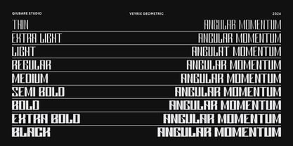 Veyrix Font Poster 3