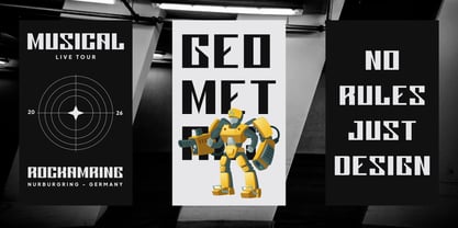 Veyrix Font Poster 9