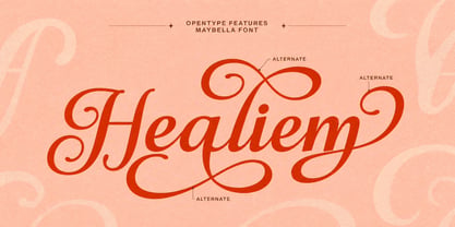 Maybella Font Poster 2