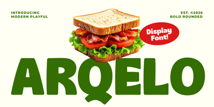 Arqelo Font Poster 1