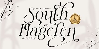 South Hagefen Font Poster 1