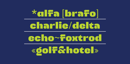 Chaster Font Poster 9