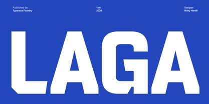 Laga Font Poster 1
