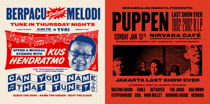 Poster Press Font Poster 7