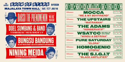 Poster Press Font Poster 2