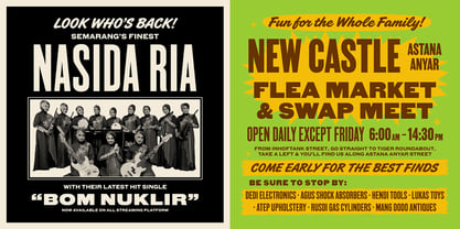 Poster Press Font Poster 6
