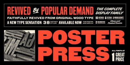 Poster Press Font Poster 1