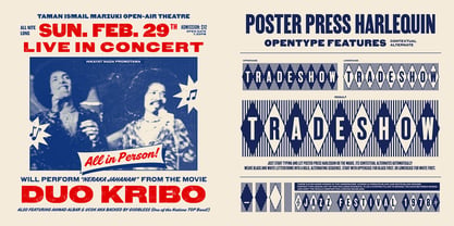 Poster Press Font Poster 3