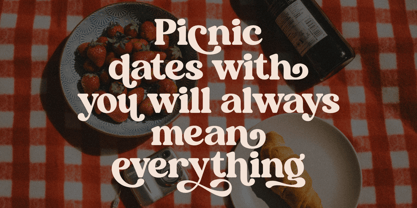 Peachy Mighties Font Poster 4