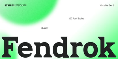 Fendrok Font Poster 1