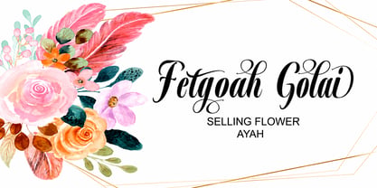 Ayah Font Poster 2